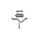 3in Cat-Back Single Exit w/ Polished Straight Tip <br> 2016-2023 Toyota Tacoma