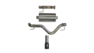 3in Cat-Back Single Side Exit W/ 4in Straight Tip <br> 2016-2023 Toyota Tacoma