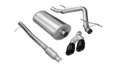 3in Cat-Back Single Exit w/ 4in Tips <br> 10-13 Chevy Silvera GMC Sierra 1500