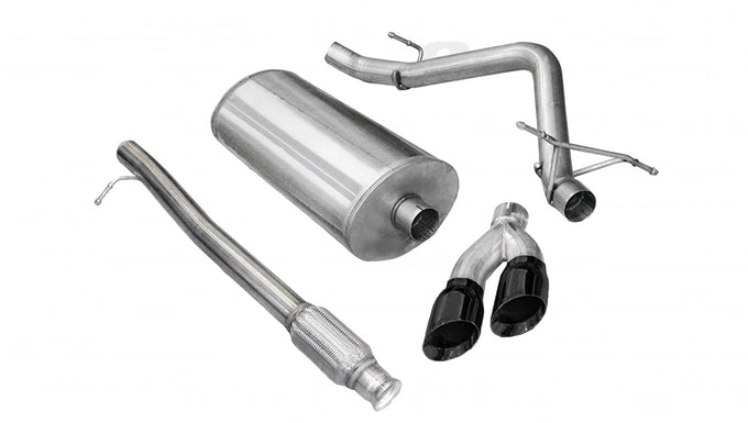 3in Cat-Back Single Exit w/ 4in Tips <br> 10-13 Chevy Silvera GMC Sierra 1500