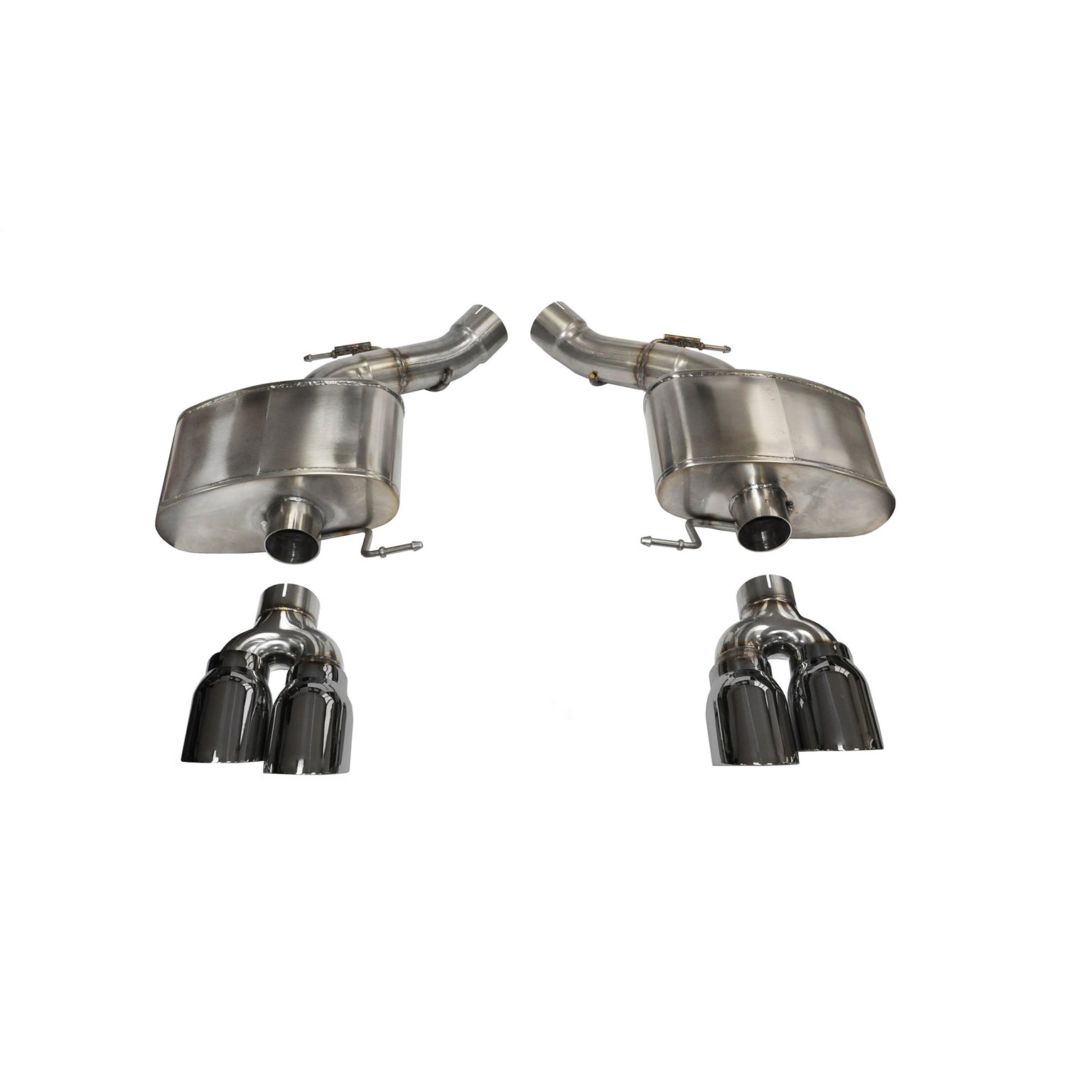 2.75in Axle-Back Dual Rear Exit without Tips <br> 12-18 BMW M6, 14-16,2018 M6 Gran Coupe