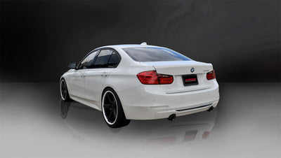 3in Cat-Back Dual Rear Exit w/3.5in Black PVD Tips <br> 2012-2015 BMW 335i