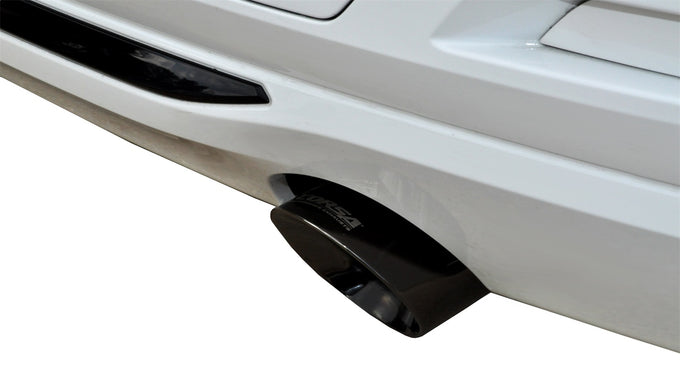 3in Cat-Back Dual Rear Exit w/3.5in Black PVD Tips <br> 2012-2015 BMW 335i