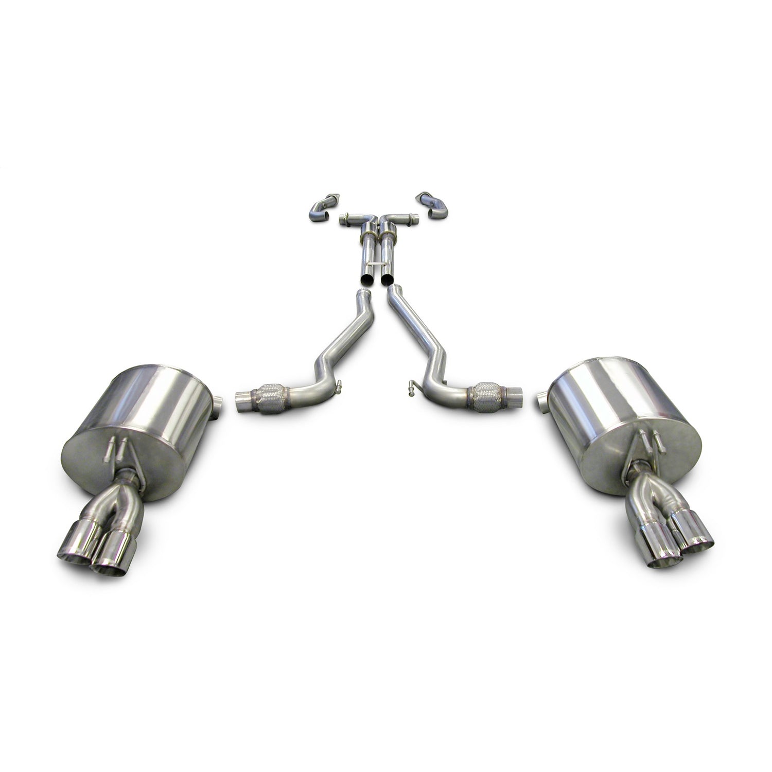 2.5in Cat-Back Dual Rear Exit w/ Twin 3in Tips <br> 2008-2009 Pontiac G8