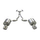 2.5in Cat-Back Dual Rear Exit w/ Twin 3in Tips <br> 2008-2009 Pontiac G8