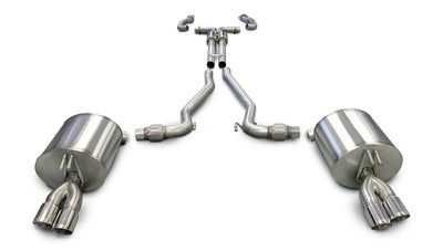 2.5in Cat-Back Dual Rear Exit w/ Twin 3in Tips <br> 2008-2009 Pontiac G8