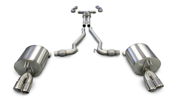 2.5in Cat-Back Dual Rear Exit w/ Twin 3in Tips <br> 2008-2009 Pontiac G8
