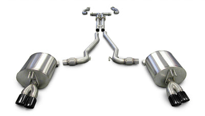 2.5in Cat-Back Dual Rear Exit with Twin 3in Tips <br> 2008-2009 Pontiac G8