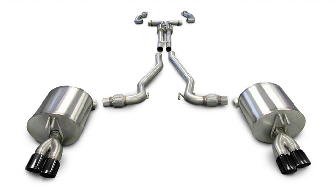 2.5in Cat-Back Dual Rear Exit with Twin 3in Tips <br> 2008-2009 Pontiac G8