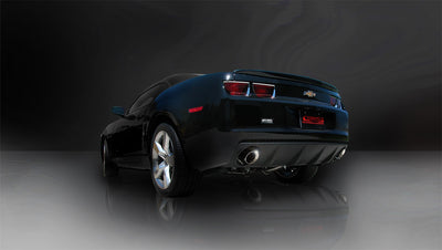 2.5in Cat-Back Dual Rear Exit with Single 4in Tips <br> 2010-2015 Chevrolet Camaro