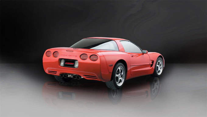 2.5in Axle-Back Dual Rear Exit with Turn Downs <br> 1997-2004 Chevrolet Corvette