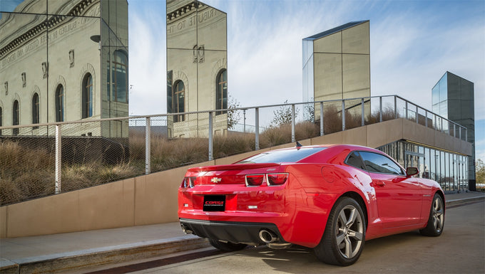 3in Cat-Back Dual Rear Exit w/ 4.5in Polished Tips <br> 2010-2015 Chevrolet Camaro