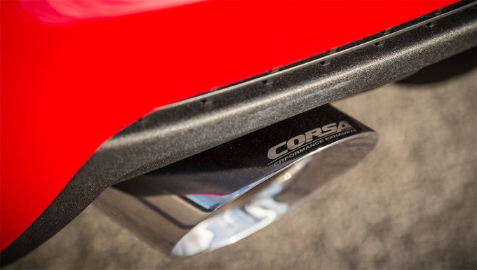 3in Cat-Back Dual Rear Exit w/ 4.5in Polished Tips <br> 2010-2015 Chevrolet Camaro