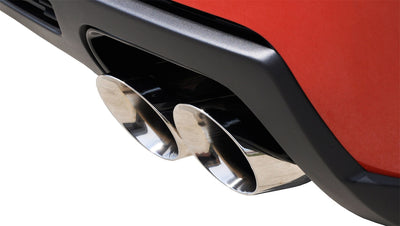 3in Cat-Back Dual Rear Exit w/ 4in Polished Tips <br> 2012-2015 Chevrolet Camaro