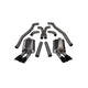 3in Cat-Back Dual Rear Exit with Twin 4in Tips <br> 2012-2015 Chevrolet Camaro