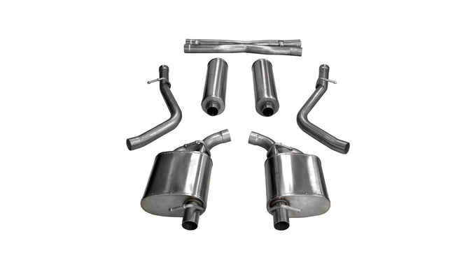 2.5in Cat-Back Dual Rear Exit <br> 15-16 Dodge Charger, Chrysler 300