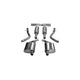 2.5in Cat-Back Dual Rear Exit <br> 15-16 Dodge Charger, Chrysler 300