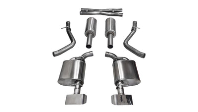 2.5in Cat-Back Dual Rear Exit with Tips <br> 2015-2016 Dodge Challenger