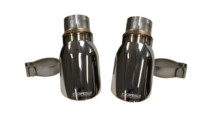 Single 4in Polished Pro-Series Tip Kit <br> 2015-2016 Dodge Charger