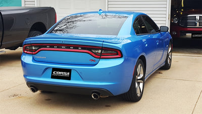 Single 4in Polished Pro-Series Tip Kit <br> 2015-2016 Dodge Charger