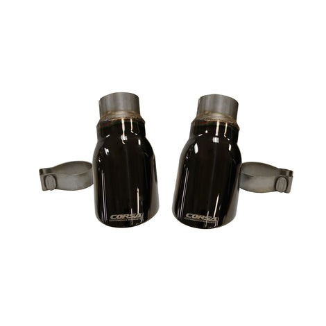Single 4.0in. Black PVD Pro-Series Tip Kit <br> 2015-2016 Dodge Charger