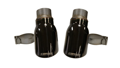 Single 4.0in. Black PVD Pro-Series Tip Kit <br> 2015-2016 Dodge Charger