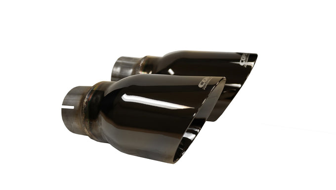 Single 4.0in. Black PVD Pro-Series Tip Kit <br> 2015-2016 Dodge Charger