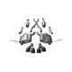 2.5in Cat-Back Dual Rear Exit W/ 4in Black PVD Tips <br> 2014-2021 Jeep Grand Cherokee
