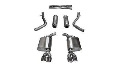 2.5in Cat-Back Dual Rear Exit with Twin 3.5in Tips <br> 2015-2016 Dodge Challenger