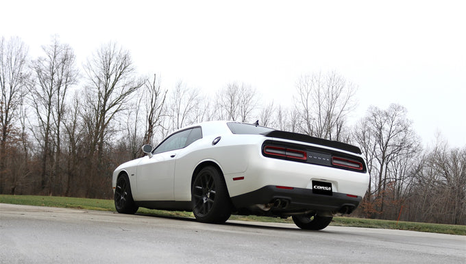 2.5in Cat-Back Dual Rear Exit with Twin 3.5in Tips <br> 2015-2016 Dodge Challenger