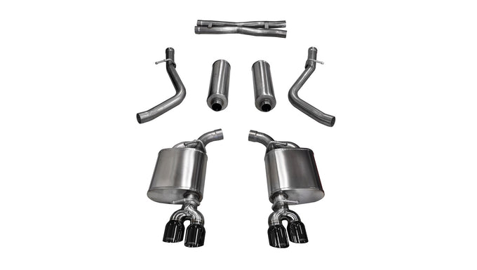 2.5in Cat-Back Dual Rear Exit with Twin 3.5in Tips <br> 2015-2016 Dodge Challenger
