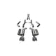 2.75in Cat-Back Dual Rear Exit with Twin 3.5in Tips <br> 2015-2022 Dodge Challenger