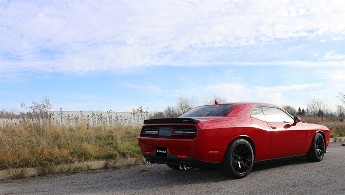 2.75in Cat-Back Dual Rear Exit with Twin 3.5in Tips <br> 2015-2022 Dodge Challenger