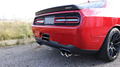 2.75in Cat-Back Dual Rear Exit with Twin 3.5in Tips <br> 2015-2022 Dodge Challenger