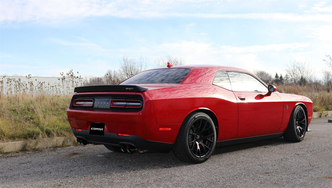 2.75in Cat-Back Dual Rear Exit with Twin 3.5in Tips <br> 2015-2023 Dodge Challenger