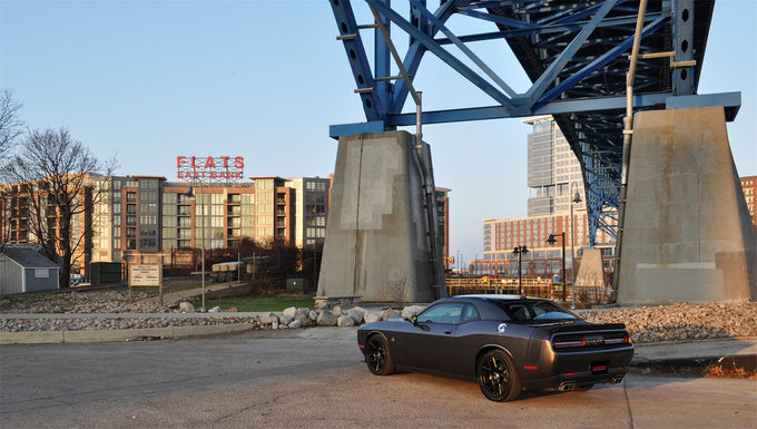 2.75in Cat-Back Dual Rear Exit w/ Tips <br> 2015-2022 Dodge Challenger