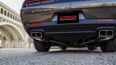2.75in Cat-Back Dual Rear Exit w/ Tips <br> 2015-2022 Dodge Challenger