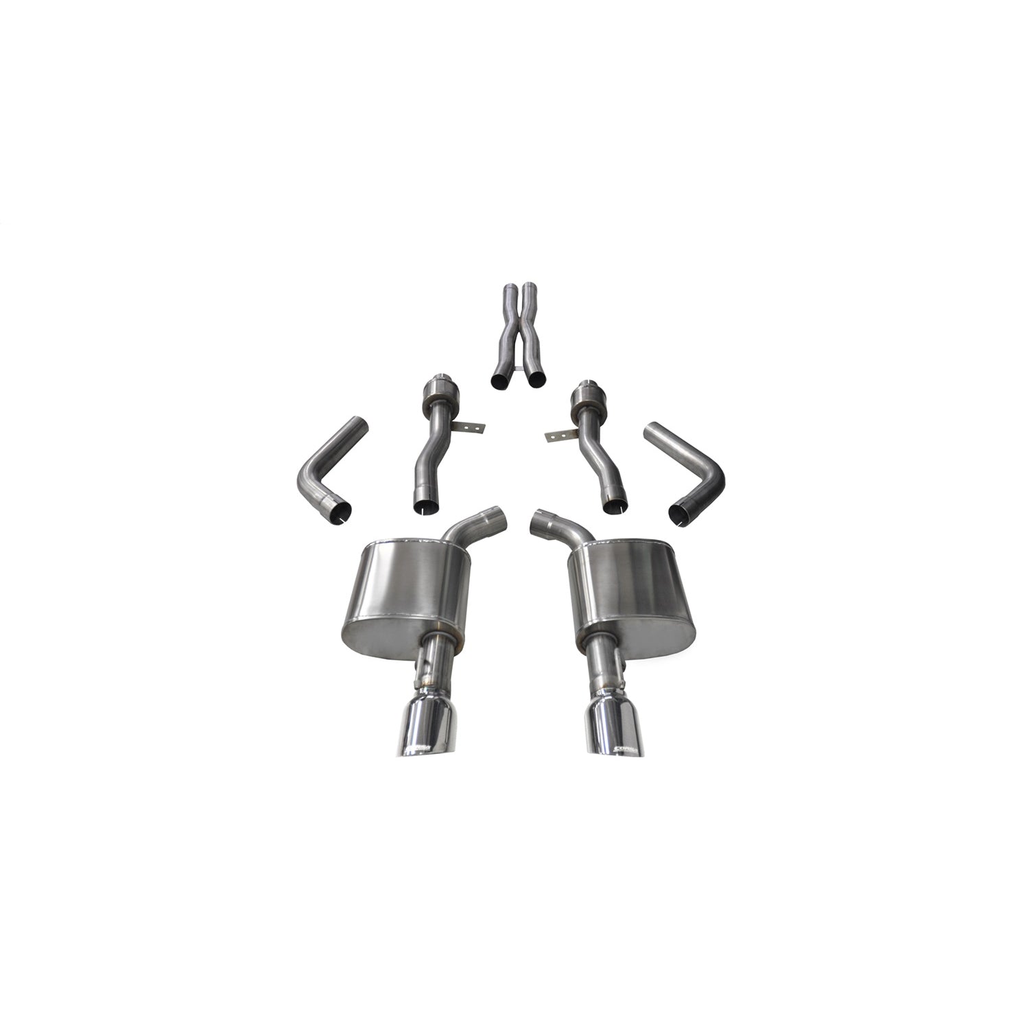 2.75in Cat-Back Dual Rear Exit w/ 4.5in Tips <br> 2015-2020 Dodge Charger