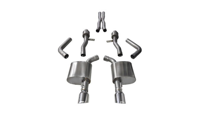 2.75in Cat-Back Dual Rear Exit w/ 4.5in Tips <br> 2015-2020 Dodge Charger