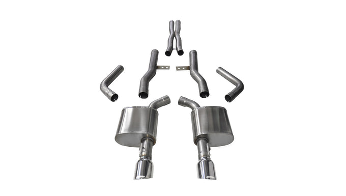 2.75in Cat-Back Dual Rear Exit with 4.5in.Tips <br> 2015-2020 Dodge Charger