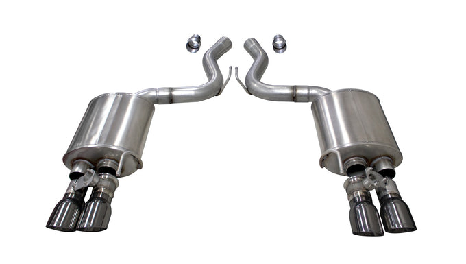 2.5in Axle-Back Dual Rear Exit with Turn Downs <br> 2018-2023 Ford Mustang