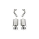 2.5in Axle-Back Dual Rear Exit w/ Single 3.5in Tips <br> 2005-2008 Chevrolet Corvette
