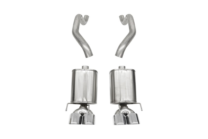 2.5in Axle-Back Dual Rear Exit w/ Single 3.5in Tips <br> 2005-2008 Chevrolet Corvette