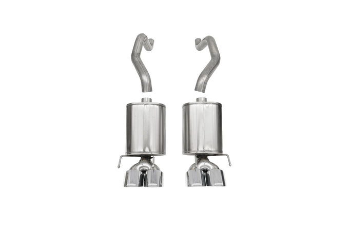 2.5in Axle-Back Dual Rear Exit with Turn Downs <br> 2009-2013 Chevrolet Corvette