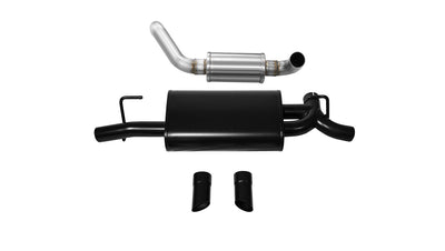 2.5in. Axle-Back Dual Rear Exit with Turn Downs <br> 2018-2023 Jeep Wrangler