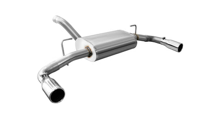 2.5in Axle-Back Dual Rear Exit w/Single 3.5in. Tips <br> 2018-2023 Jeep Wrangler