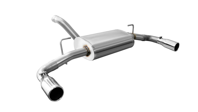 2.5in Axle-Back Dual Rear Exit w/Single 3.5in. Tips <br> 2018-2023 Jeep Wrangler