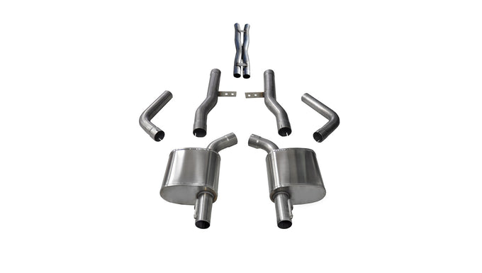 2.75in Cat-Back Dual Rear Exit <br> 17-20 Chrysler 300, 17-22 Dodge Charger