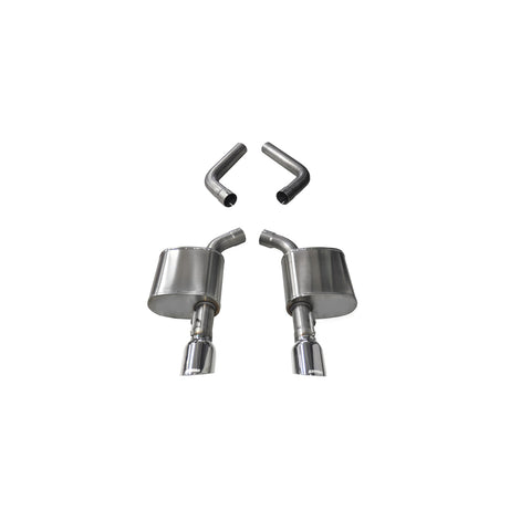 2.5in Axle-Back Dual Rear Exit w/ Single 3.5inTips <br> 15-22 Dodge Challenger, Charger, Chrysler 300