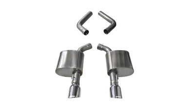 2.5in Axle-Back Dual Rear Exit w/ Single 3.5inTips <br> 15-22 Dodge Challenger, Charger, Chrysler 300